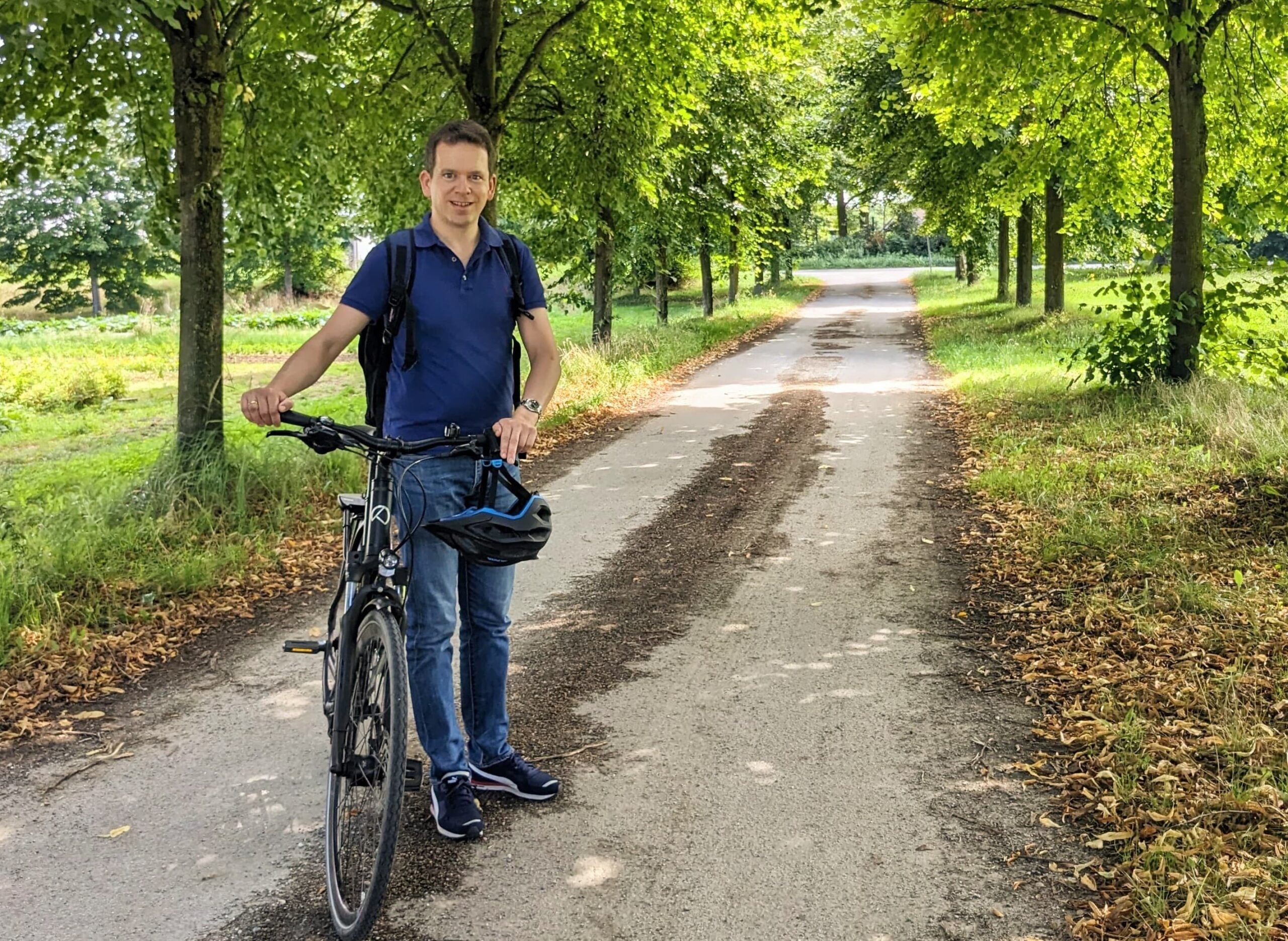 Martin Plum erkundet per Fahrrad den Westen des Kreises Viersen
