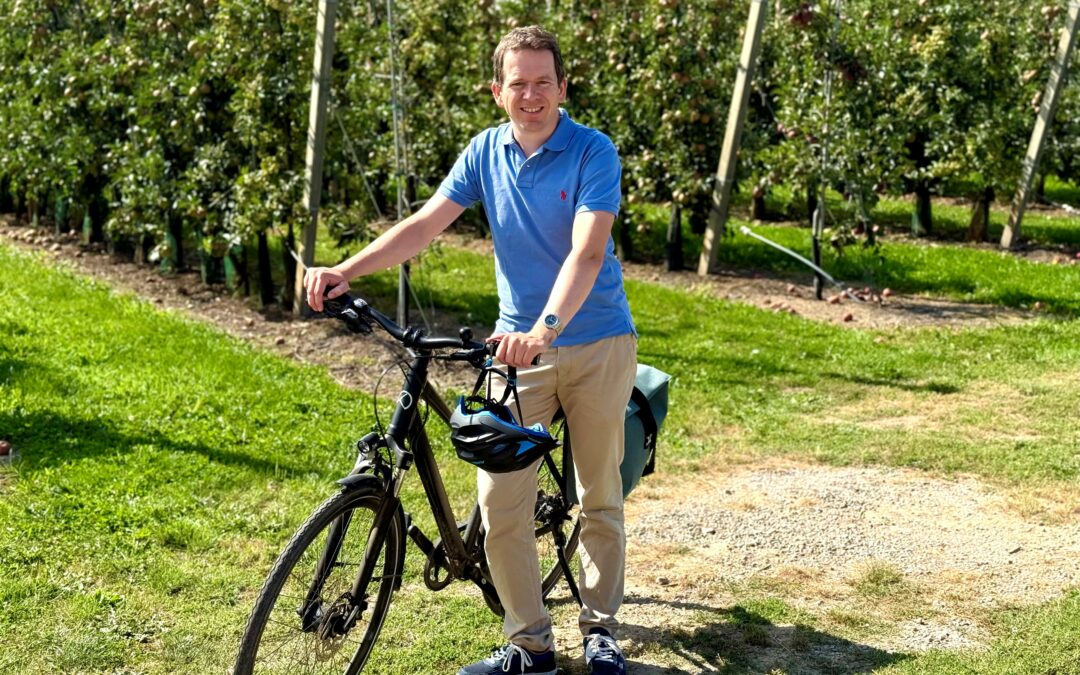 Martin Plum setzt seine Rucksacktour durch den Kreis Viersen fort