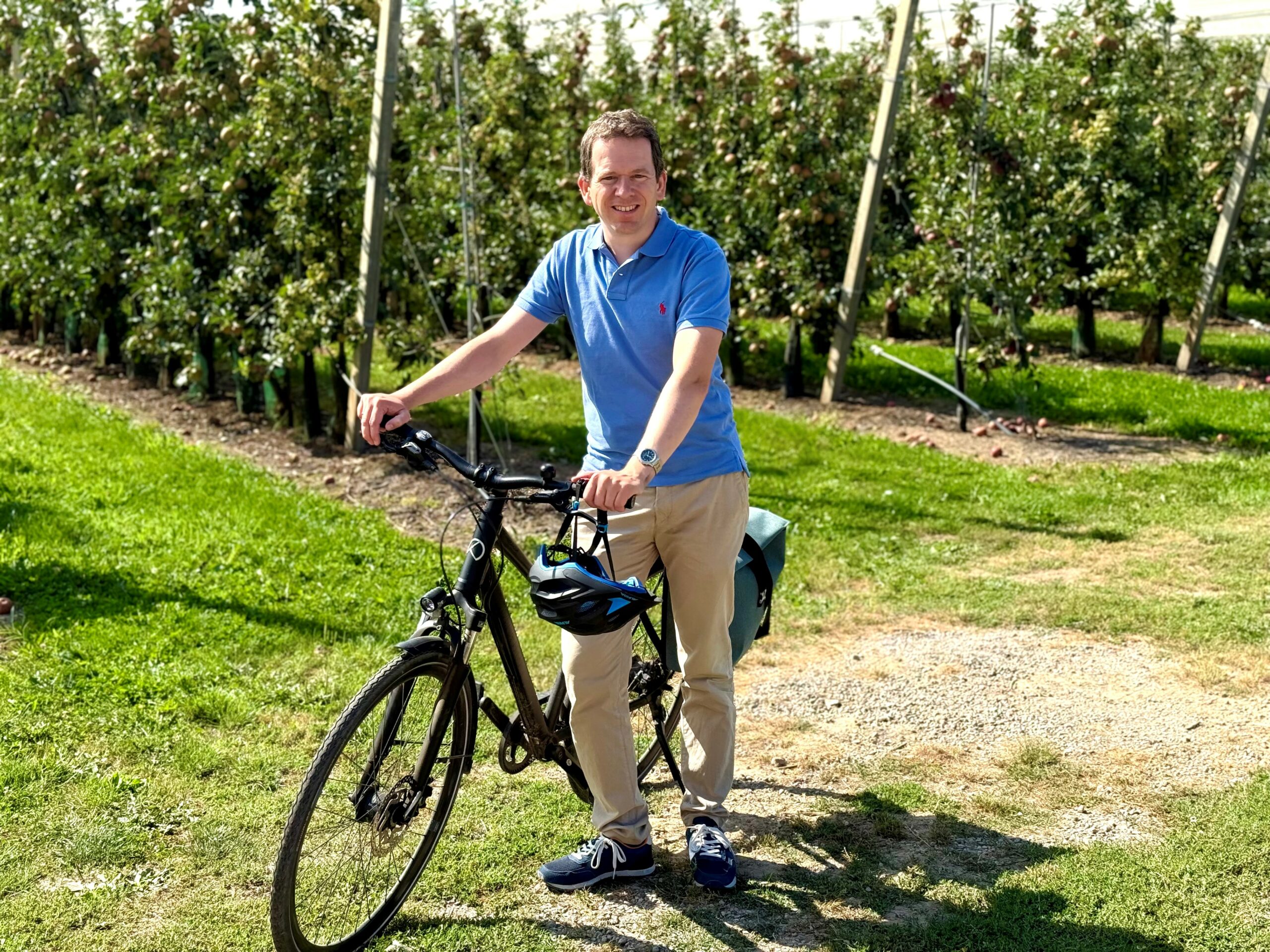 Martin Plum setzt seine Rucksacktour durch den Kreis Viersen fort